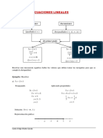 Inecuaciones de Primer Grado