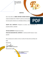Certificado Laboral Antonia 2