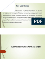 5. Human resource management (HRM)