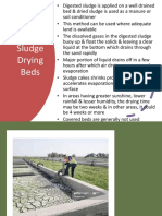 Design of Sludge Drying Beds