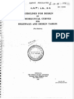 Irc 38 1988 Guidelines For Design of Horizontal Curves For Highways and Design