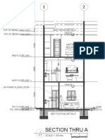 Section Thru A: See Truss Details