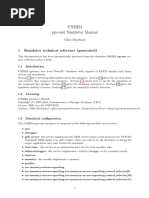 Unisim Ppcemu Simulator Manual: 1 Simulator Technical Reference (Generated)