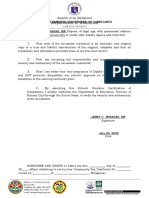 Schools Omnibus Certificate of Compliance: Depedro13-Rec-004/R3/2-18-2020