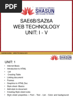 Web Technology Full Notes by Shasun