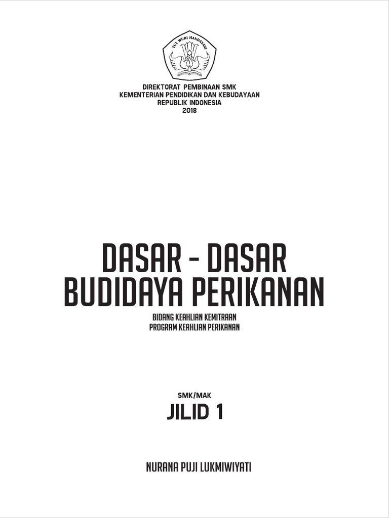 Dasar Dasar Budidaya Perikanan Kls Xi Pdf
