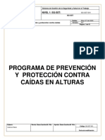 Programa de Prevencion y Proteccion Contra Caidas