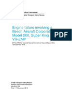 Engine Failure Involving A Beech Aircraft Corporation Model 200, Super King Air VH-ZMP