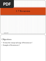 1.7 Recursion