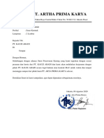 PT Arta Prima Surat Kontrak