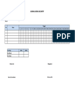 Form - Jadwal Security PDF