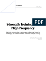 Daily Adjustable Training With High Frequency