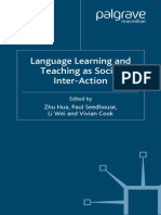 Language Learning and Teaching As Social Interaction - Zhu Wei, Paul Seedhouse, Li Wei & Vivian Cook PDF