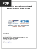 CoD COVID-19 Guidance