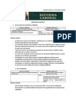 Principales Aspectos Reforma Laboral Mexico