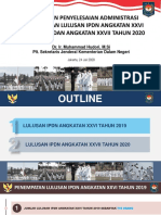 Paparan Adm Lulusan Ipdn Xxvi Dan Xxvii 24 Juli 2020