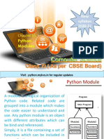 Class XI (As Per CBSE Board) : Computer Science