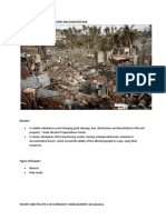 Unit 1 Introduction: Disaster and Disaster Risk