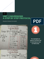 Unit Conversions A Step by Step Protocol: Divyanshu - Petroleum From Scratch