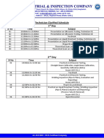 Technician Clarified Schedule For McDonalnds PDF