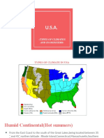 Types of Climates and Ecosystems