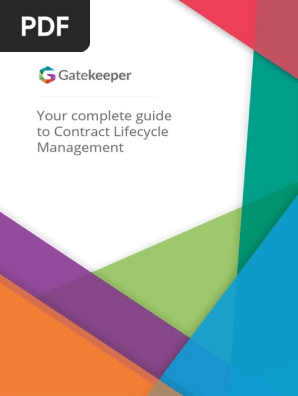 Complete Guide To Contract Lifecycle Management Pdf Life Cycle Assessment Request For Proposal