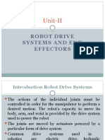 Unit-II: Robot Drive Systems and End Effectors