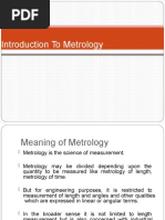 Introduction To Metrology