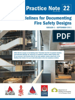 Guidelines For Documenting Fire Safety Designs: Practice Note