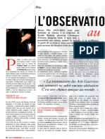 2014-10 l'observation de soi au dojo et dans la vie