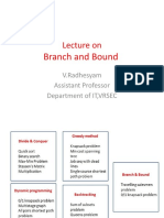 Lecture On: Branch and Bound