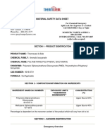 Material Safety Data Sheet: PO Box 1182 New Canaan, CT 06840 Phone/fax - 800-853-1577