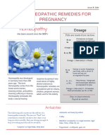 Homeopathic Remedies For Pregnancy: Homeopathy