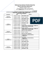 Tentative Scheduled Dates For Contact Class Program For The Year 2019-20