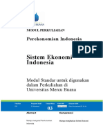 Modul 03 Perekonomian Indonesia - RiekePernamasari - Sistem Ekonomi Indonesia