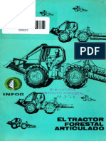 Tractor forestal articulado: características y operación