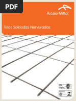 Telas Soldadas Nervuradas ArcelorMittal | PDF | Concreto reforçado | Aço