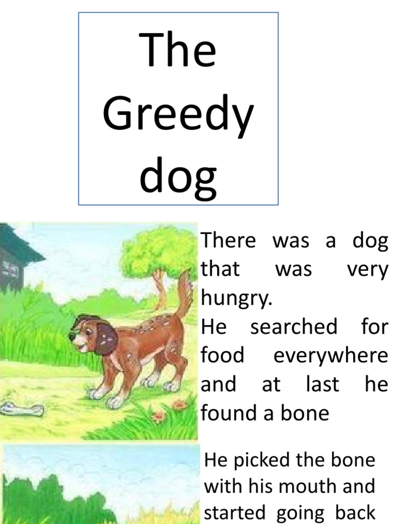 The Greedy Dog: A Cautionary Tale | PDF