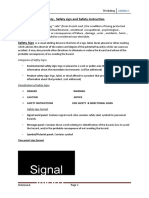 Signal Word Panel