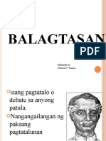 Balagtasan Report