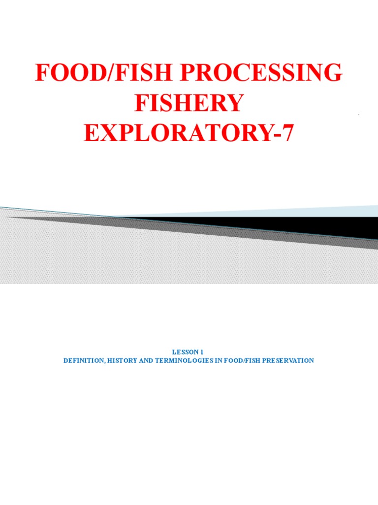 Food/Fish Processing Fishery Exploratory7 PDF Smoking (Cooking