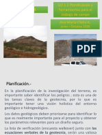 U2.1.2 Planificación y Herramientas para Trabajo de Campo