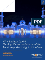 FINAL Why Laylatul Qadr - The Significance Virtues of The Most Important Night of The Year PDF
