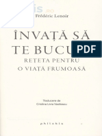 Invata Sa Te Bucuri - Frederic Lenoir