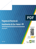 Programa de Parcerias de Investimentos do Gov. Federal - PPI