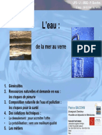 Univ Toulouse Eau de La Mer Au Verre PDF