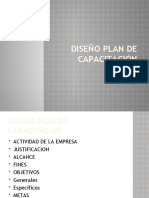 Diseño Plan de Capacitacion