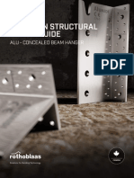 Canadian Structural Design Guide: Alu - Concealed Beam Hanger