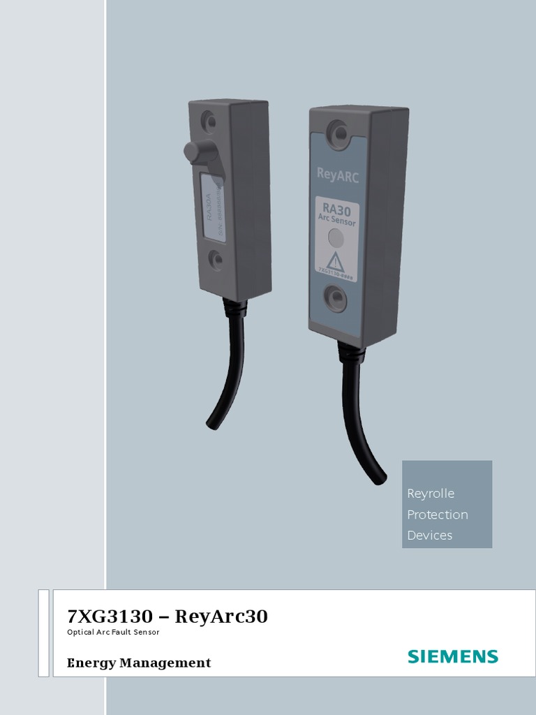 7XG3130 - ReyArc Catalogue Sheet | PDF | Detector (Radio) | Sensor