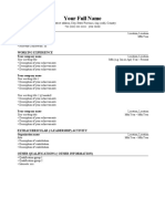 Resume For Consultantmckinsey BCG